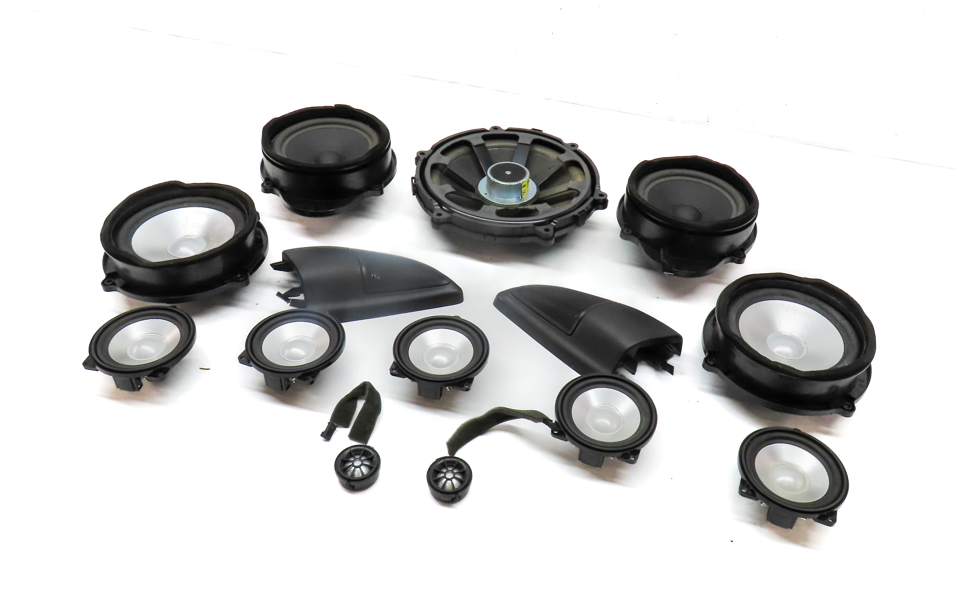 2010 LAND ROVER LR4 WOOFER MIDRANGE TWEETER HARMAN KARDON LOGIC 7 SPEAKER SET14 — exact item pictured